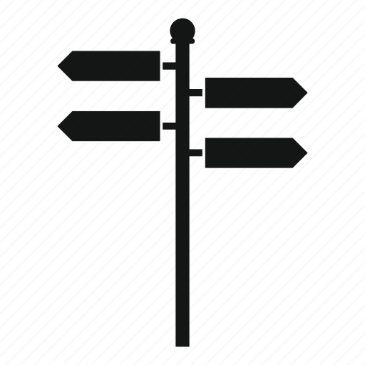 Arrow, empty, illustration symbol, information, post, street icon - Download on Iconfinder