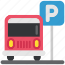 parking, transport, auto, transportation, car, bus