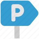 auto, parking, pointer, plate, car