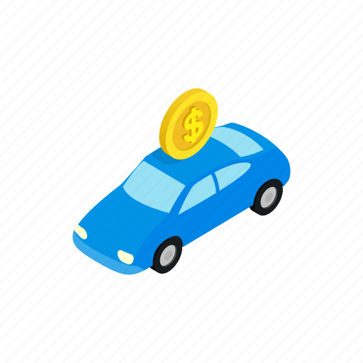Fine, impound, isometric, parking, service, transportation, truck icon - Download on Iconfinder