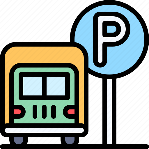 Parking, vehicle, traffic, truck, park, sign icon - Download on Iconfinder