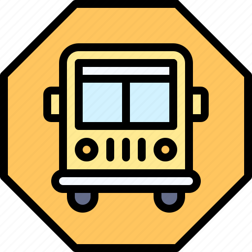 Parking, vehicle, traffic, bus, school bus, parking lot icon - Download on Iconfinder