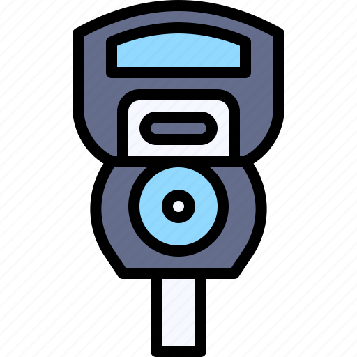 Parking, vehicle, traffic, parking machine, fee, parking meter, auto icon - Download on Iconfinder