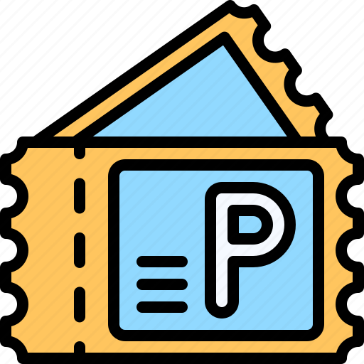 Parking, vehicle, traffic, ticket, fee icon - Download on Iconfinder