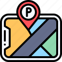 parking, traffic, navigation, parking lot, tablet, gprs, gps