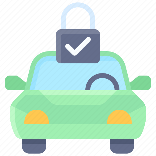 Parking, vehicle, traffic, lock, security, safety, car icon - Download on Iconfinder