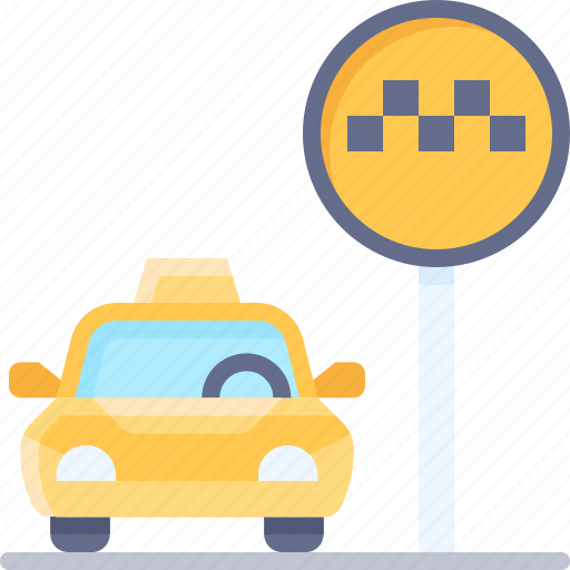 Parking, vehicle, traffic, taxi stand, street icon - Download on Iconfinder