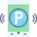 parking, vehicle, traffic, cellphone, smartphone, application, parking space