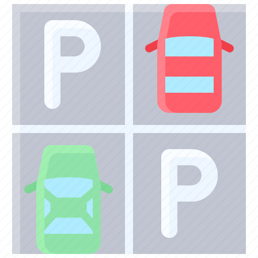 Parking, vehicle, traffic, parking space, lot, car, vacant icon - Download on Iconfinder