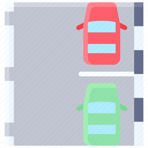 Parking, vehicle, traffic, street, side, car icon - Download on Iconfinder