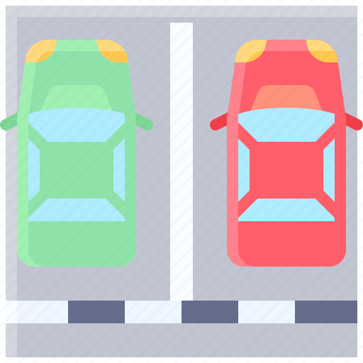 Parking, vehicle, traffic, parking lot, car, bird eye view icon - Download on Iconfinder