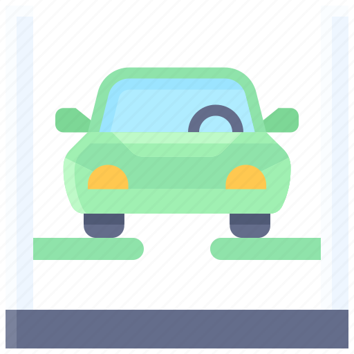 Parking, vehicle, traffic, lift, car, hydrolic icon - Download on Iconfinder