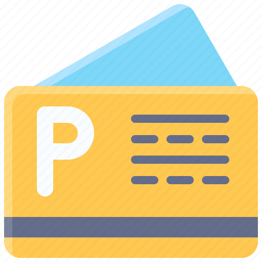 Parking, vehicle, traffic, member card, ticket, boarding icon - Download on Iconfinder