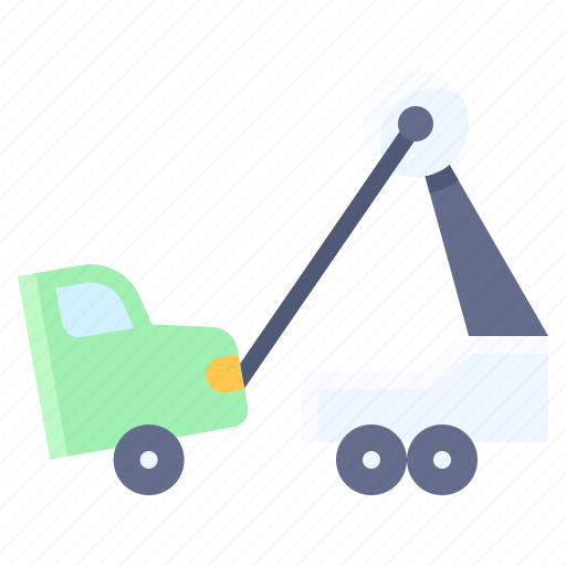 Vehicle, town truck, crane, car, crash, accident, service icon - Download on Iconfinder