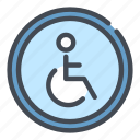 parking, disable, place, disabled