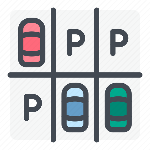 Parking, spot, place, car, map icon - Download on Iconfinder