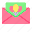 invite, letter, message, envelope 
