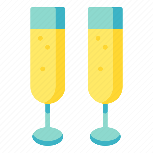 Toast, champagne, glass, drink icon - Download on Iconfinder