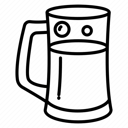 Beer, alcohol, glass, foamy, cup icon - Download on Iconfinder