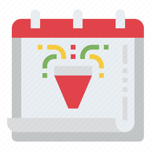 Calendar, date, schedule, new year, party, birthday, celebration icon - Download on Iconfinder