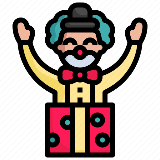 Clown, costume, party, birthday, and, professions, jobs icon - Download on Iconfinder