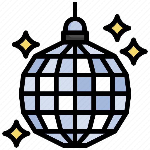 Disco, dance, birthday, and, party, mirror, ball icon - Download on Iconfinder