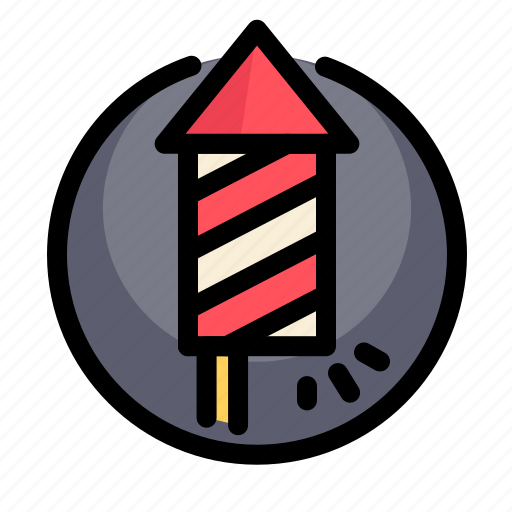 Birthday, decoration, fireworks, party, rocket icon - Download on Iconfinder