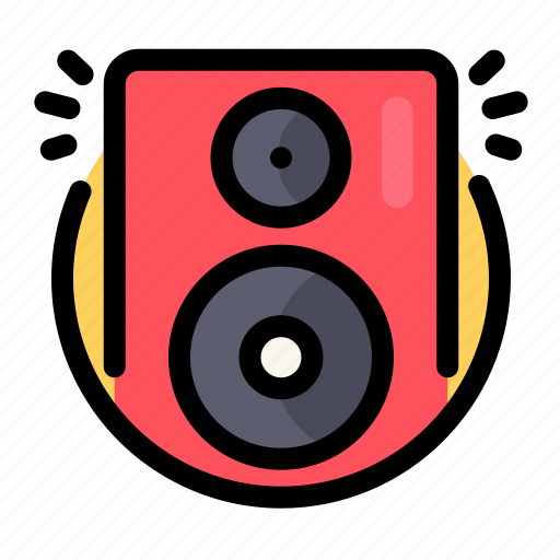 Birthday, decoration, music, party, speaker icon - Download on Iconfinder
