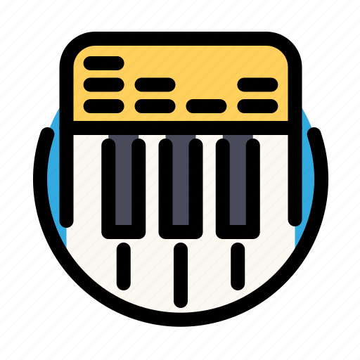 Birthday, decoration, music, party, piano icon - Download on Iconfinder