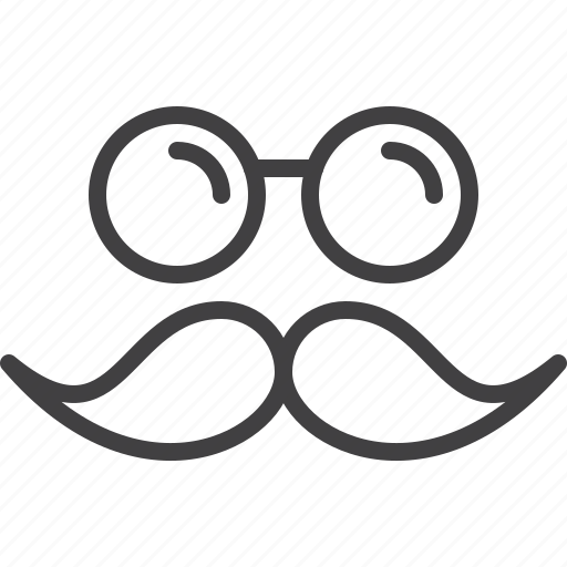Gentleman, glasses, moustache icon - Download on Iconfinder