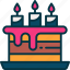 birthday, cake, party, celebration, candle 