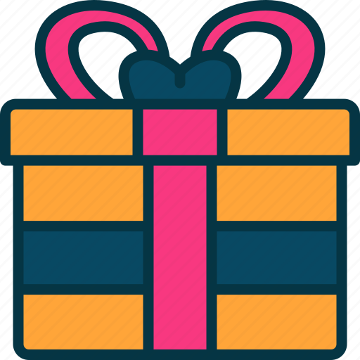 Gift, present, bow, celebration, holiday icon - Download on Iconfinder