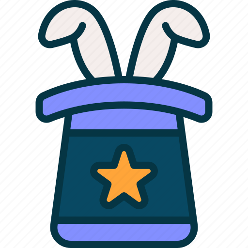 Magic, hat, fantasy, rabbit, magician icon - Download on Iconfinder