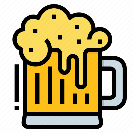 Alcohol, beer, drink, foam, mug icon - Download on Iconfinder