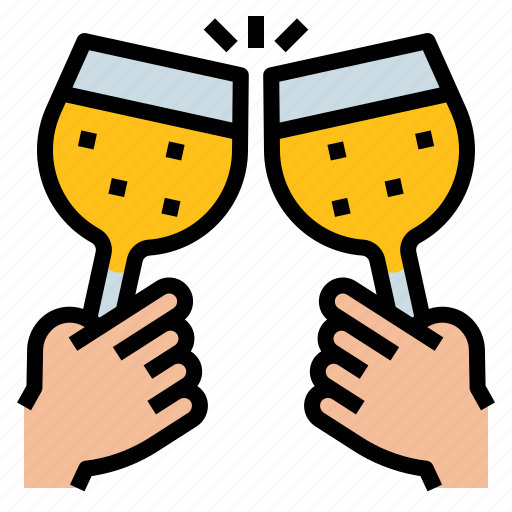 Champagne, cheers, drink, party, wine icon - Download on Iconfinder
