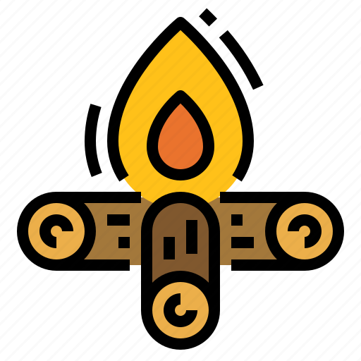 Bonfire, camp, campfire, fire, party icon - Download on Iconfinder