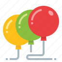 balloons, birthday, celebration, party