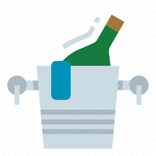 Bucket, champagne, ice, wine icon - Download on Iconfinder