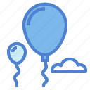 balloons, birthday, celebration, decoration, party