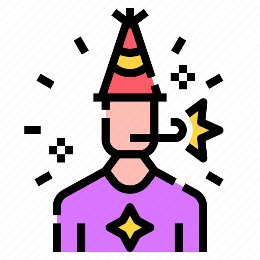 Birthday, celebration, fun, party, people icon - Download on Iconfinder