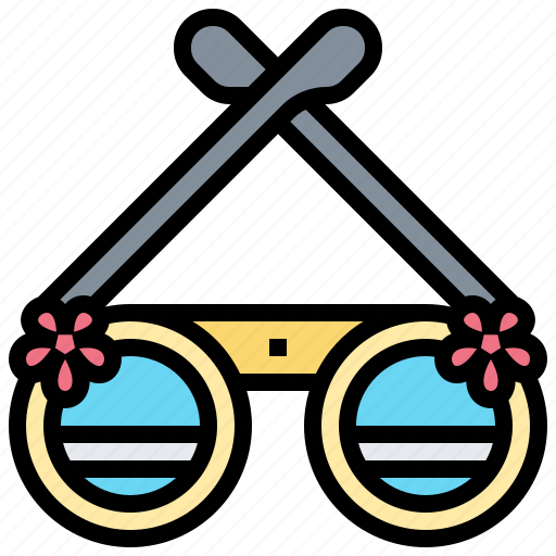 Accessory, fancy, glasses, pretty, wear icon - Download on Iconfinder