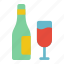 wine, alcohol, bottle, glass, drink 