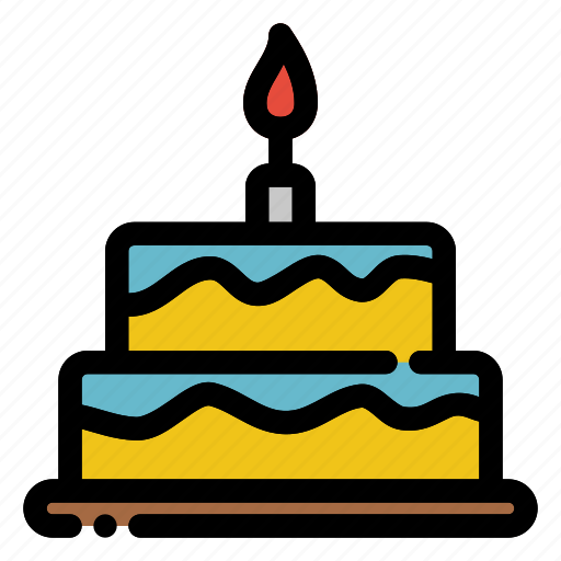 Cake, birthday, celebration, party, sweet icon - Download on Iconfinder