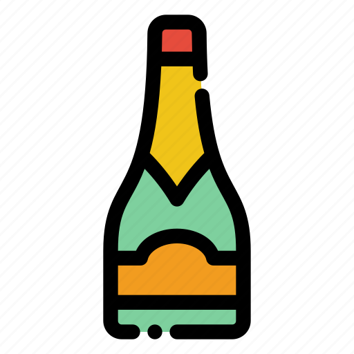 Champagne, alcohol, wine, celebration, party icon - Download on Iconfinder