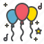 balloons, party, birthday, decoration, celebration 