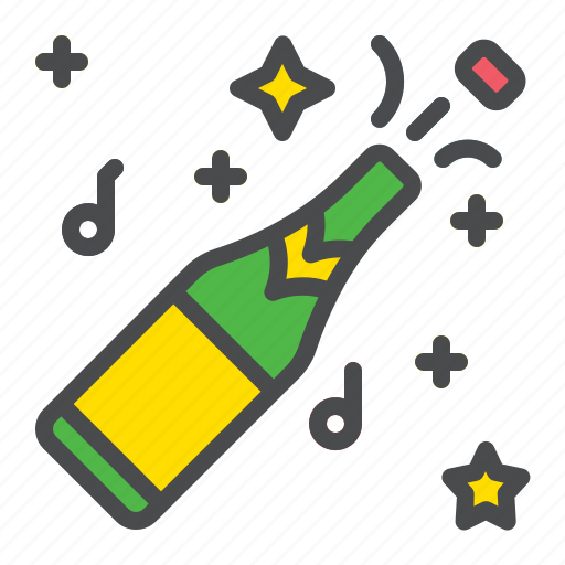 Champagne, alcohol, party, celebration, drink icon - Download on Iconfinder