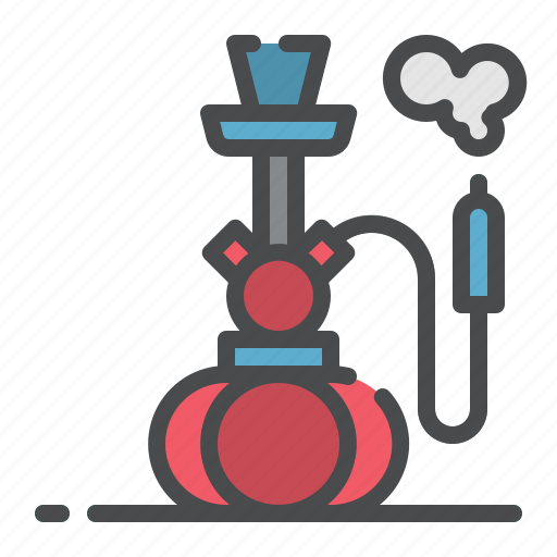 Hookah, smoke, tobacco, pipe, relaxation icon - Download on Iconfinder