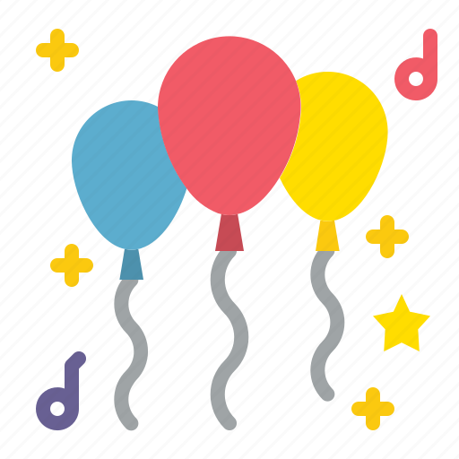 Balloons, party, birthday, decoration, celebration icon - Download on Iconfinder
