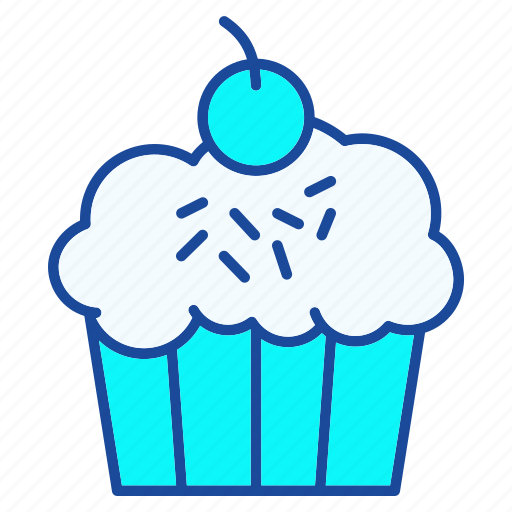 Birthday, party, cake, muffin, food, celebration, dessert icon - Download on Iconfinder