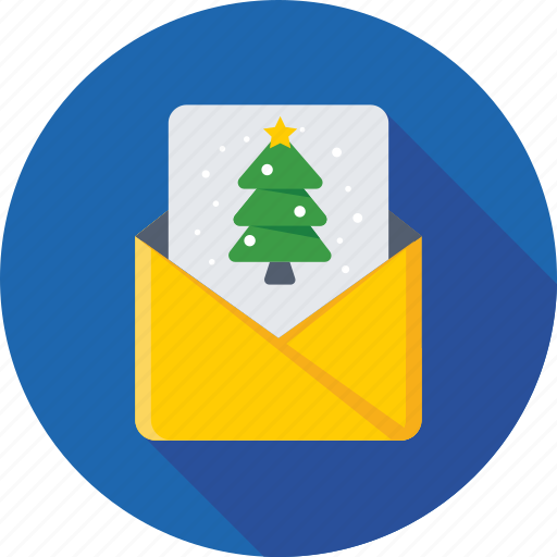 Christmas card, greeting card, greetings, wishes, xmas tree icon - Download on Iconfinder